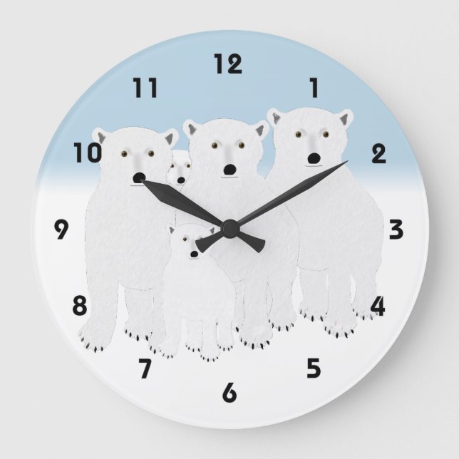 Horloge des ours polaires (Recto)