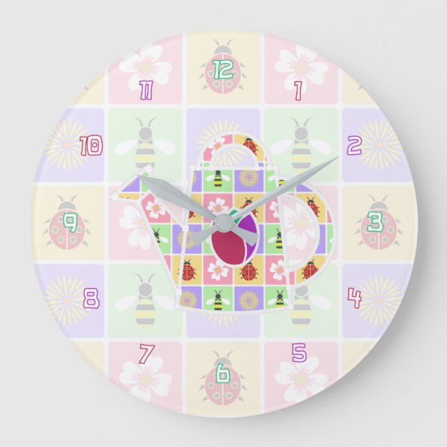 Horloge des patchs de printemps (Recto)