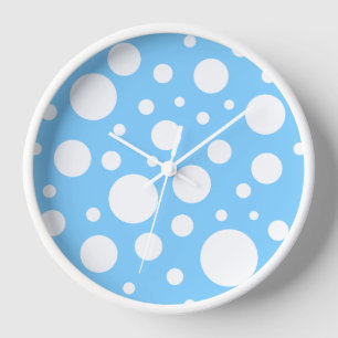 Horloge des points bleus