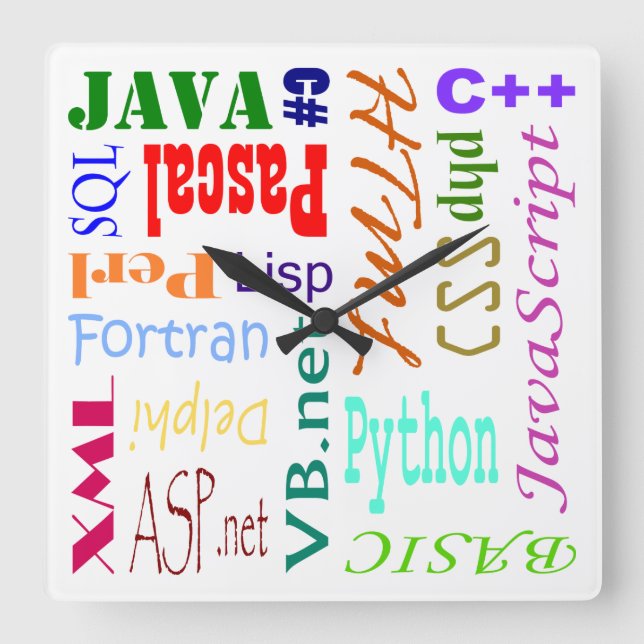 Horloge des programmeurs informatiques (Recto)