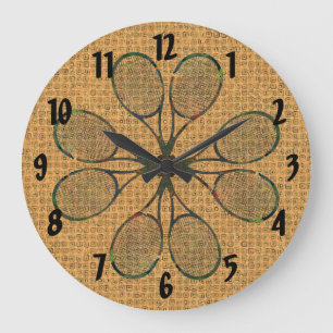 Horloge DES RACQUETS DE TENNIS