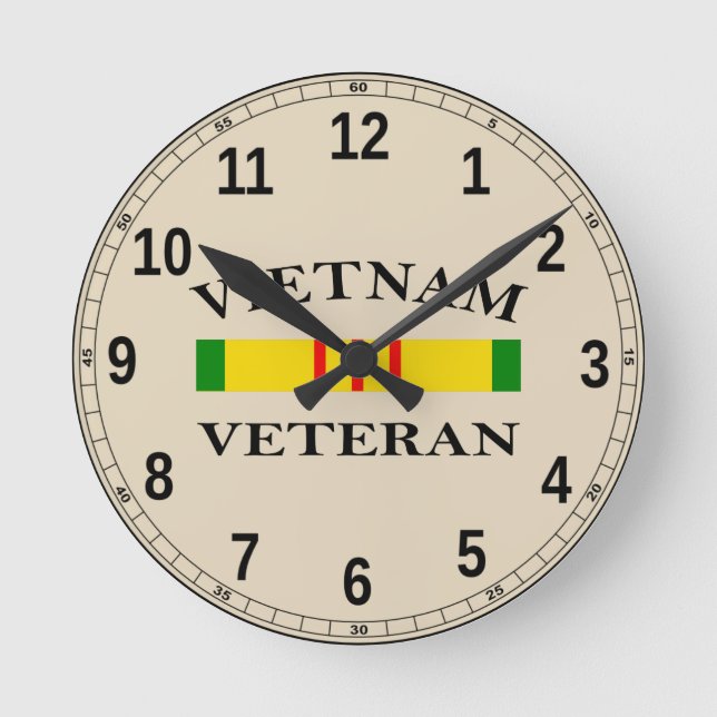 Horloge des vétérans du Vietnam (Recto)