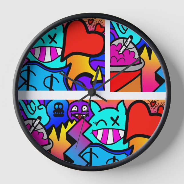horloge design art (Recto)