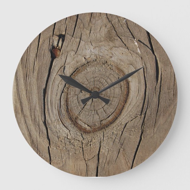 Horloge design bois (Recto)