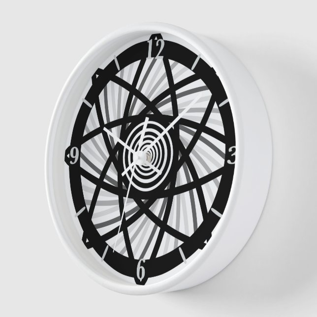 Horloge Dessin De La Ligne De Tempête (Angle)