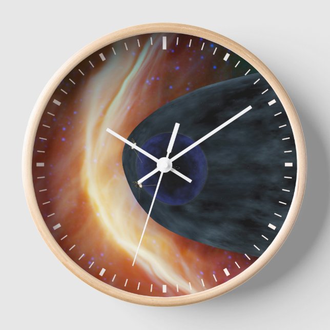 Horloge Deux Voyageurs Spacecraft Explorer L'Espace Turbul (Recto)