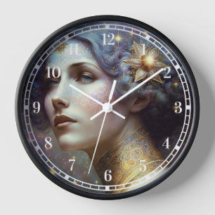 Horloge d'Imaginaire de déesse cosmique
