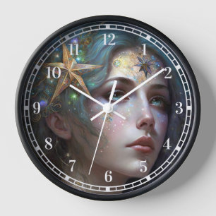 Horloge d'Imaginaire de déesse cosmique