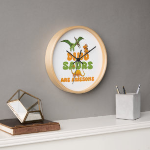 Horloge Dinosaures