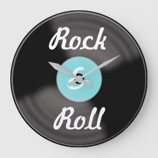 Horloge disque Rock & Roll
