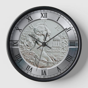 Horloge Dolley Madison Pièce commémorative 1999 ~