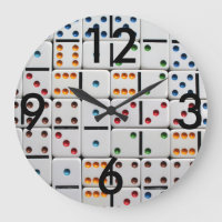 Horloge Dominos
