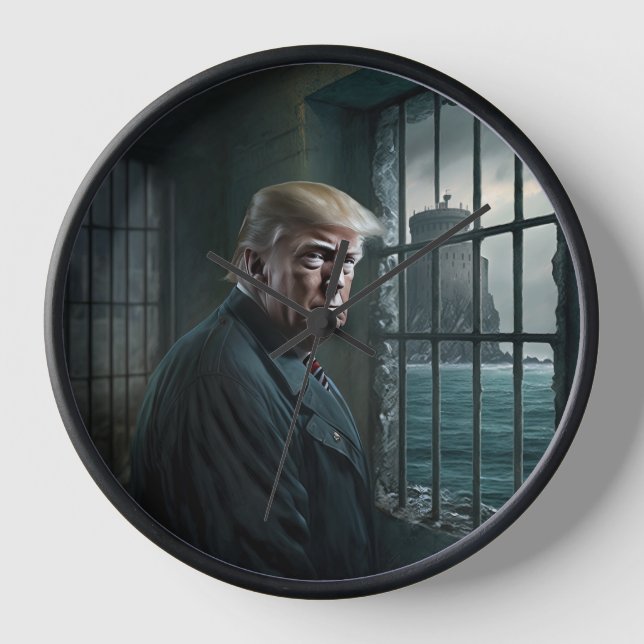 Horloge Donald Trump à la prison d'Alcatraz (Recto)