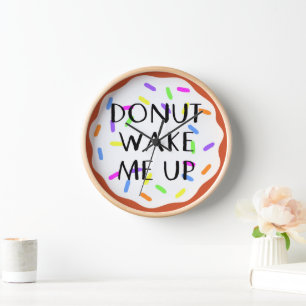 Horloge Donut sucré