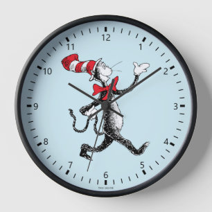 Horloge Dr Seuss   Chat dans la marche des chats Casquette