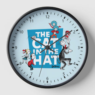 Horloge Dr. Seuss Logo du Chat dans le Chapeau - Personn