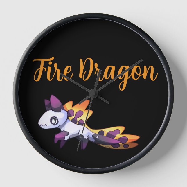 Horloge Dragon de Feu (Recto)