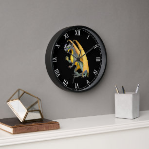 Horloge Dragon de respiration incendie