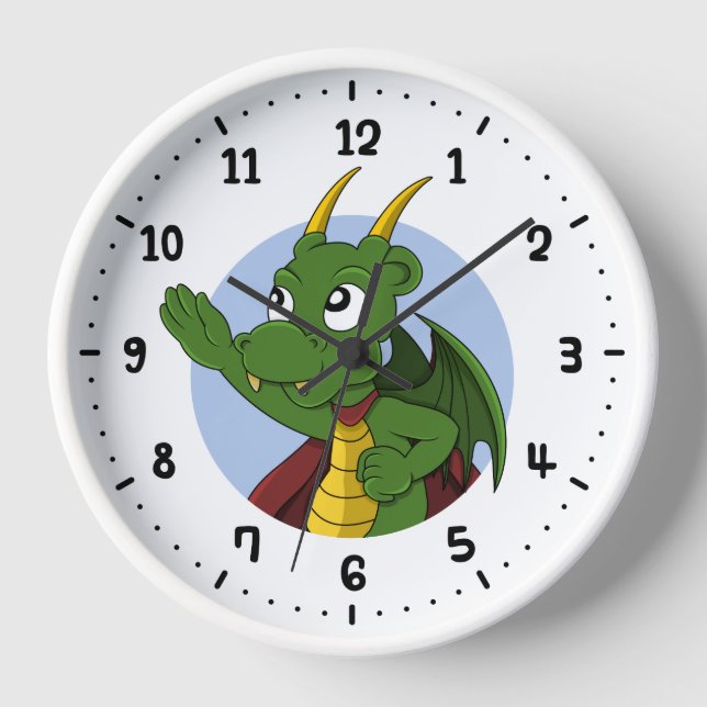 Horloge Dragon vert (Recto)