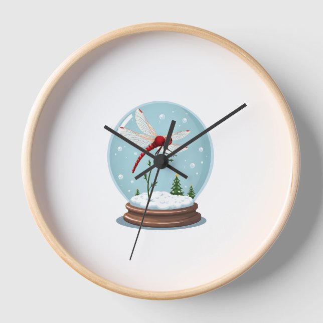 Horloge Dragonale du Globe des neiges (Recto)