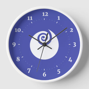 Horloge Drapeau de la préfecture d'Ibaraki, Japon