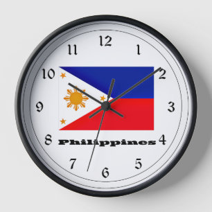 Horloge Drapeau des Philippines, archipel,