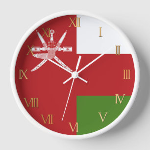 Horloge Drapeau d'Oman