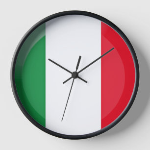 Horloge Drapeau italien