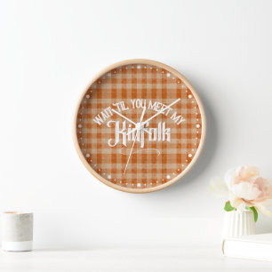 Horloge Drôle Rencontrez le Kinfolk Rustic Country