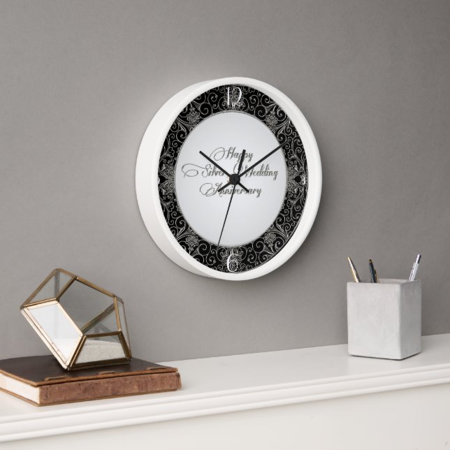 Horloge du 25e anniversaire du Mariage (Bureau)