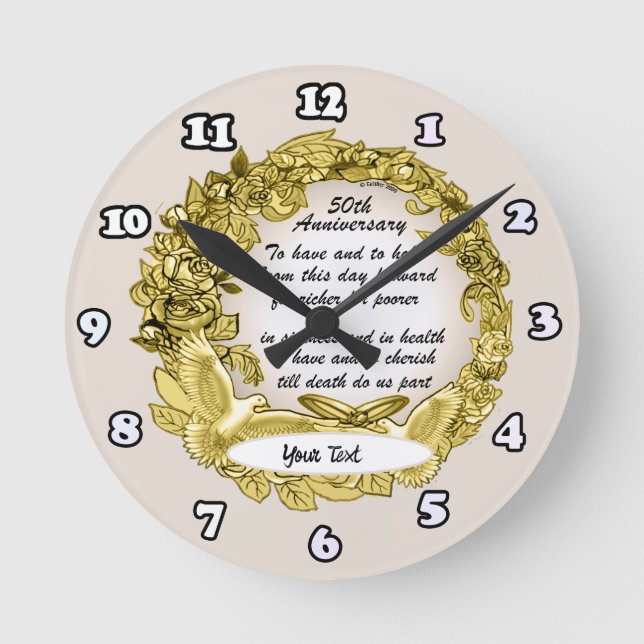 Horloge du 50e anniversaire (Recto)