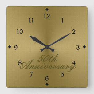 Horloge du 50e anniversaire du Mariage
