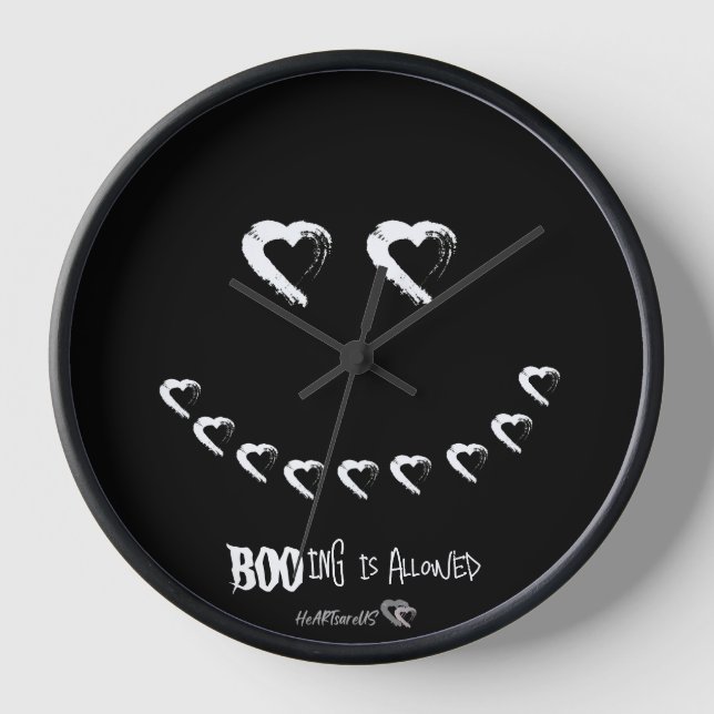 Horloge du Boo Heart Wall (Recto)
