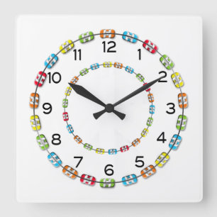 Horloge du bureau des accolades orthodontiques