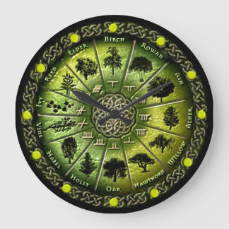 Horloge du calendrier de l'arbre druide