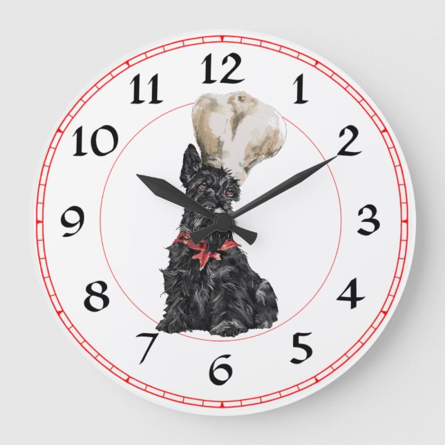 Horloge du chef écossais Terrier (Recto)