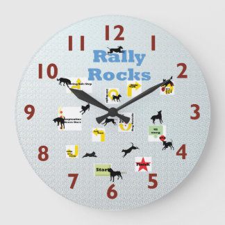 Horloge du chien de la rallye