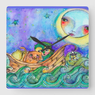 Horloge du collecteur Owl and the Pussycat