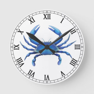 Horloge du crabe bleu oriental