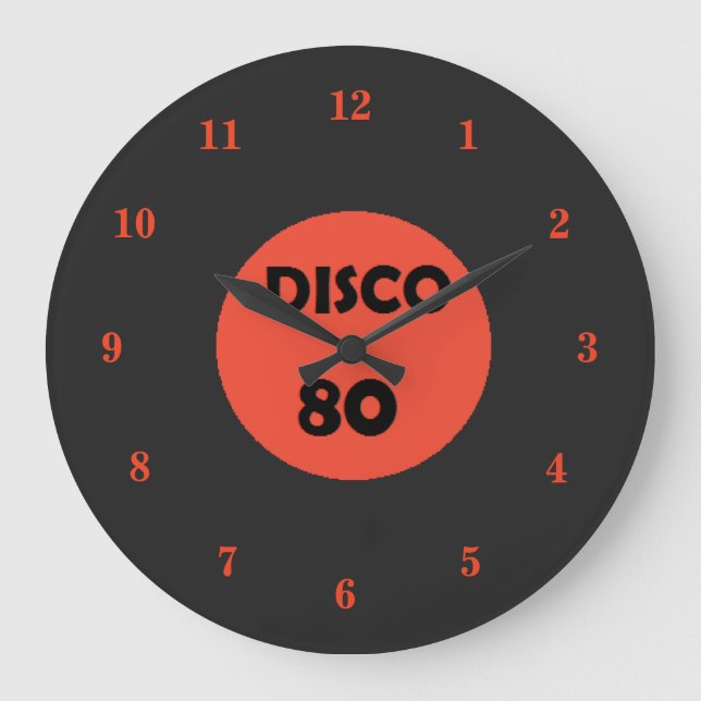 Horloge du disque du Gramophone - Retro Disco Part (Recto)