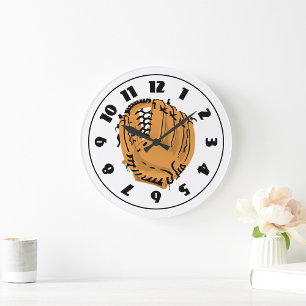 Horloge du gant de baseball