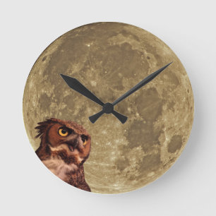 Horloge du hibou de la nuit