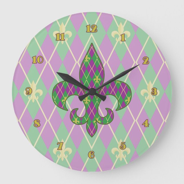 Horloge du Jacquard du carnaval (Recto)
