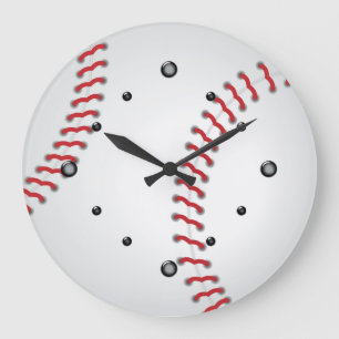 Horloge Du Mur De Baseball
