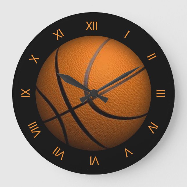 Horloge du mur de basket-ball Sport (Recto)