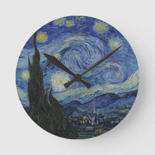 Horloge Du Mur De Nuit Starry