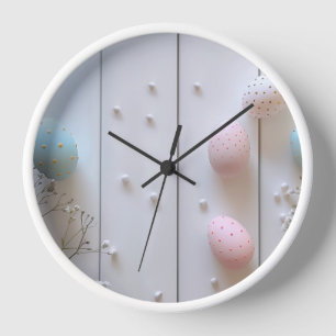 Horloge du mur de Pâques du printemps