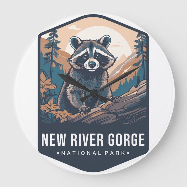 HORLOGE DU PARC NATIONAL DE NEW RIVER GORGE 2025 (Recto)