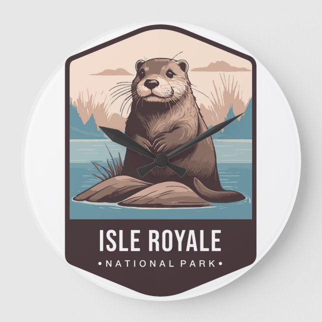 HORLOGE DU PARC NATIONAL ISLE ROYALE 2025 (Recto)