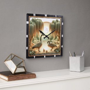 Horloge du patrimoine des oies de Lakeside